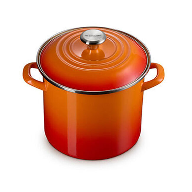 Le Creuset Enamel on Steel 8 Qt. Stockpot | Flame
