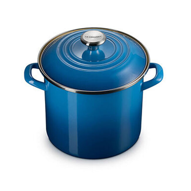 Le Creuset Enamel on Steel 8 Qt. Stockpot | Marseille Blue