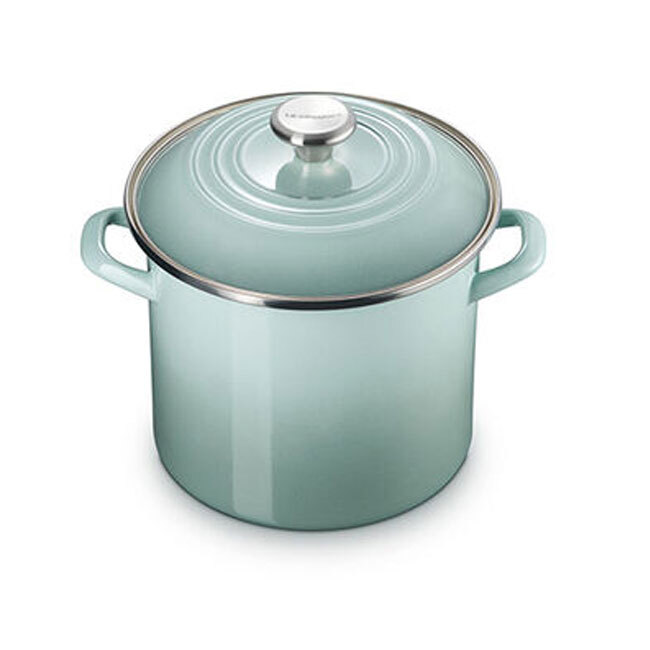Le Creuset Enamel on Steel 8 Qt. Stockpot | Sea Salt