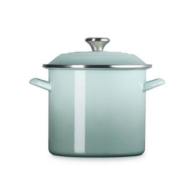 Le Creuset Enamel on Steel 8 Qt. Stockpot | Sea Salt