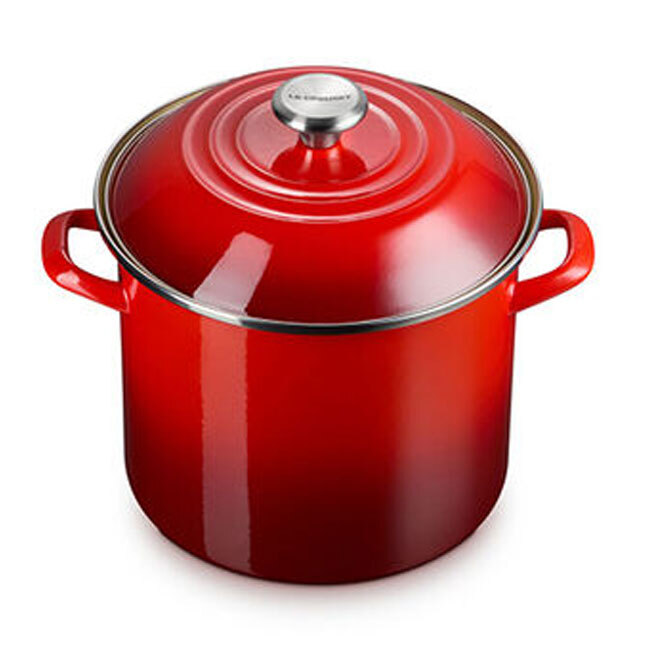 Le Creuset Enamel on Steel 10 Qt. Stockpot | Cerise