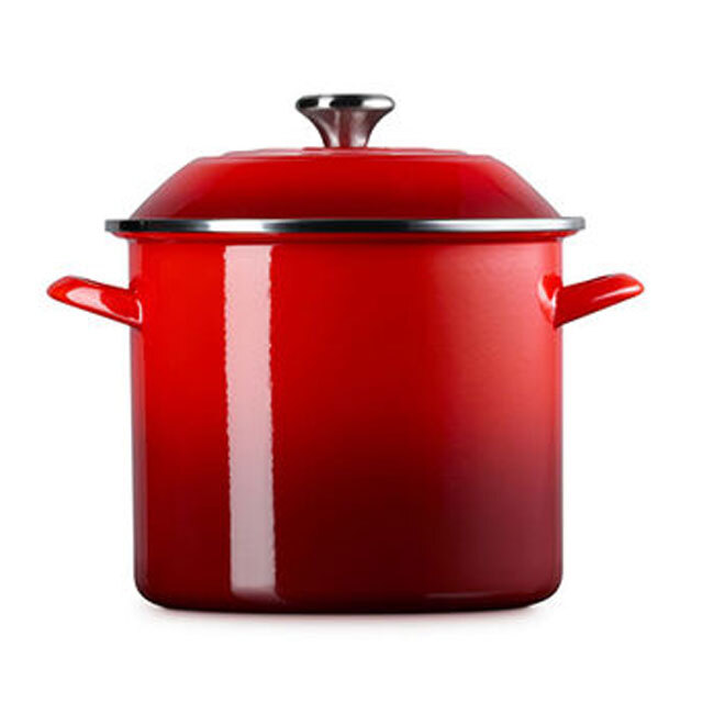 Le Creuset Enamel on Steel 10 Qt. Stockpot | Cerise