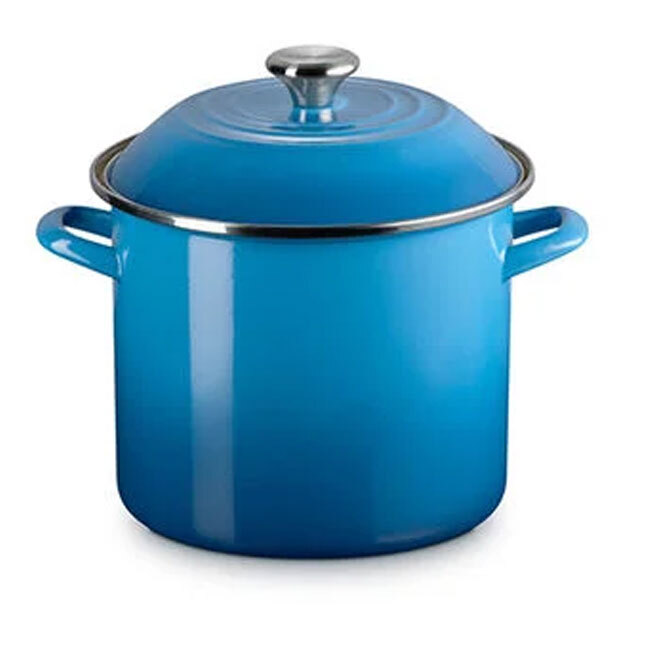 Le Creuset Enamel on Steel 10 Qt. Stockpot | Marseille Blue