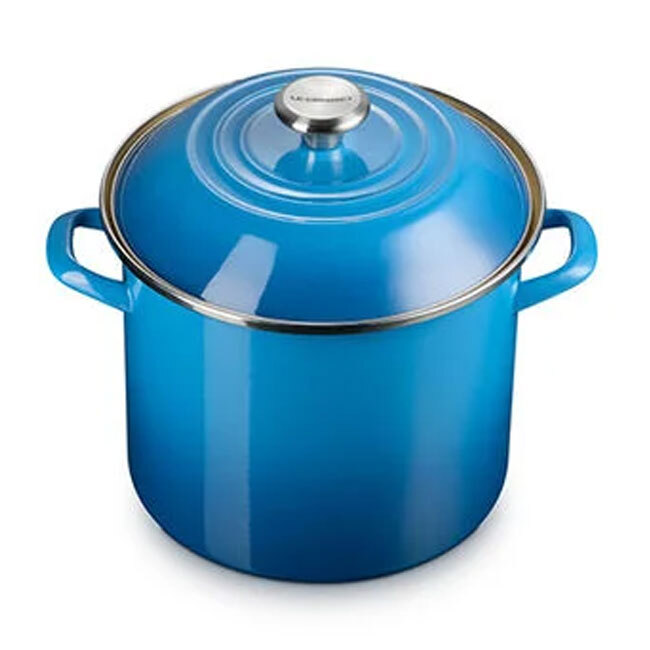 Le Creuset Enamel on Steel 10 Qt. Stockpot | Marseille Blue