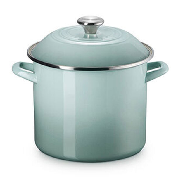 Le Creuset Enamel on Steel 10 Qt. Stockpot | Sea Salt