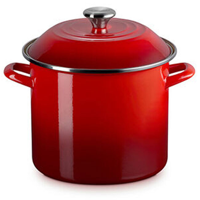 Product Le Creuset Enamel on Steel 16 Qt. Stockpot | Cerise