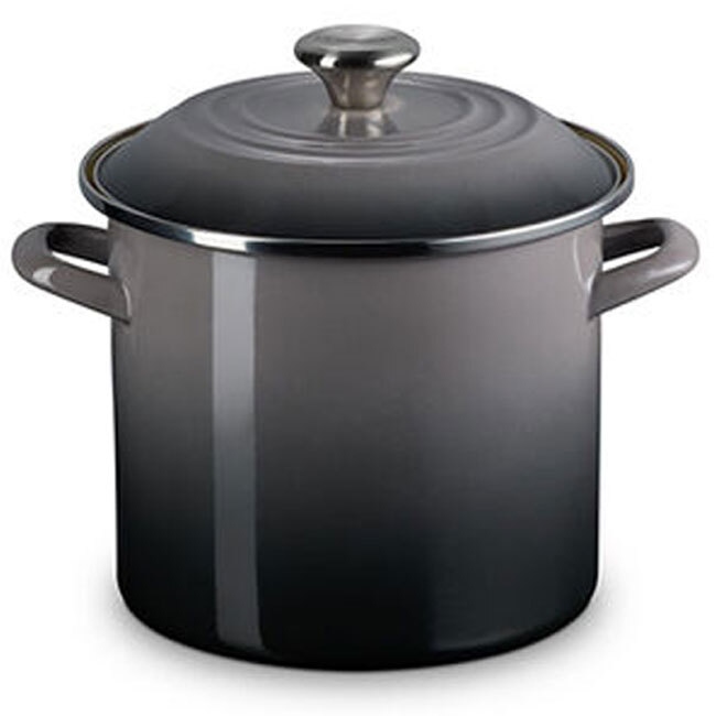Le Creuset Enamel on Steel 16 Qt. Stockpot | Oyster