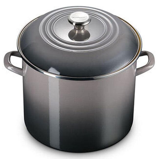 Le Creuset Enamel on Steel 16 Qt. Stockpot | Oyster
