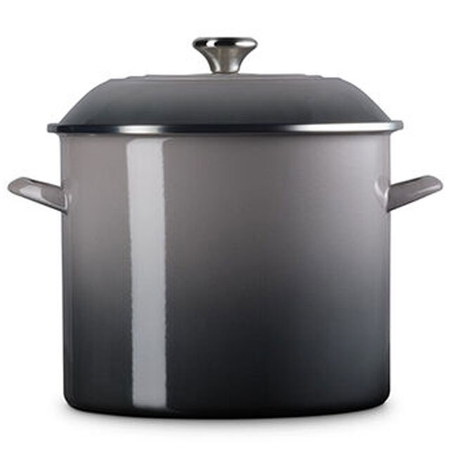 Le Creuset Enamel on Steel 16 Qt. Stockpot | Oyster