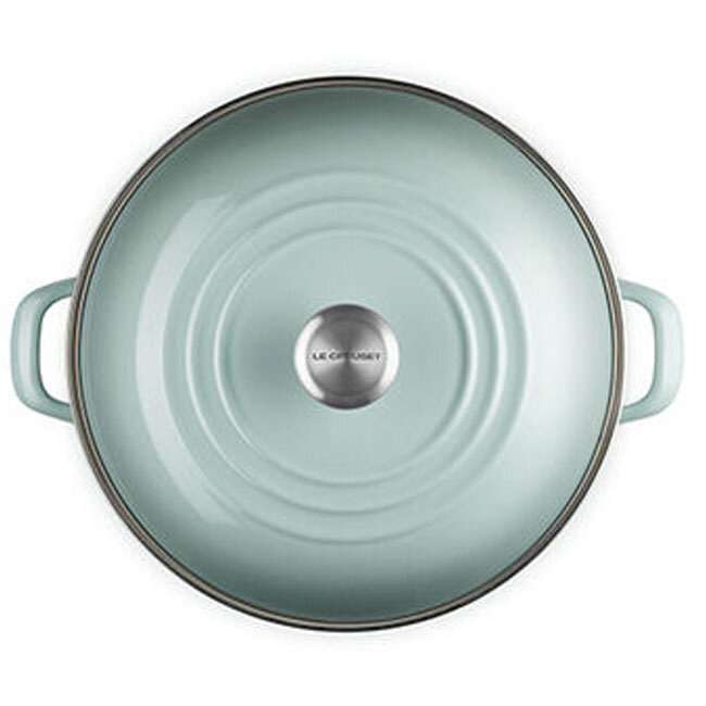 Le Creuset Enamel on Steel 16 Qt. Stockpot | Sea Salt