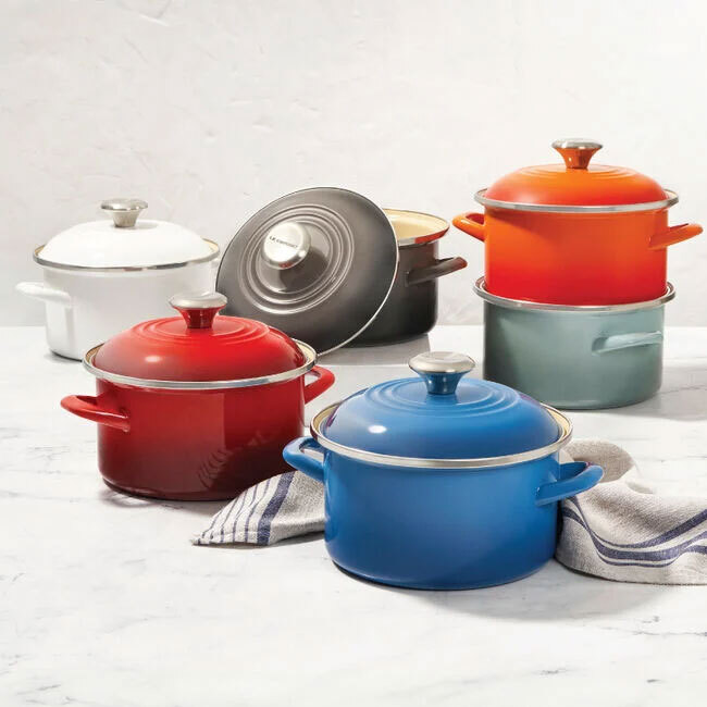 Le Creuset Enamel on Steel Traditional Petite 4 Qt. Stockpots