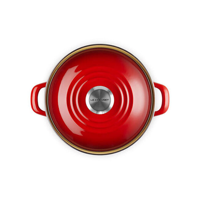 Le Creuset Enamel on Steel Traditional Petite 4 Qt. Stockpot | Cerise