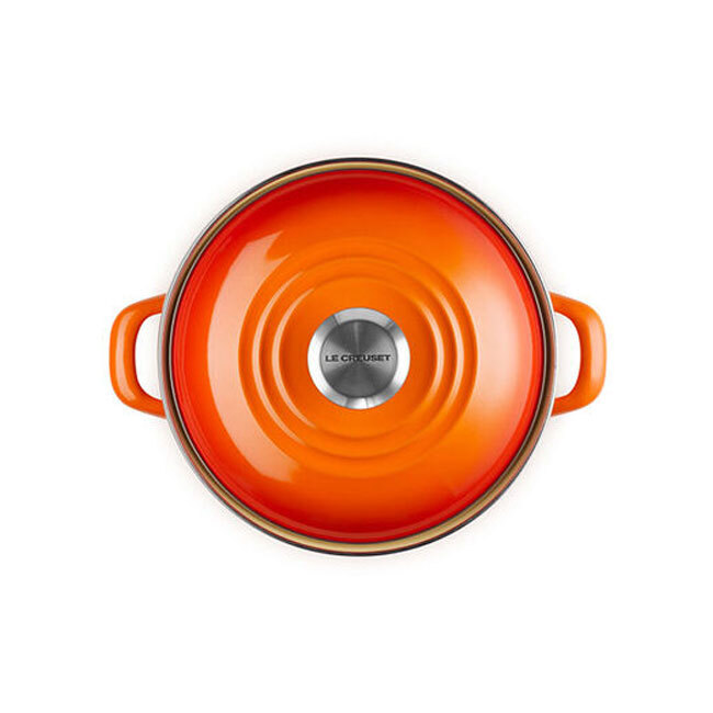 Le Creuset Enamel on Steel Traditional Petite 4 Qt. Stockpot | Flame