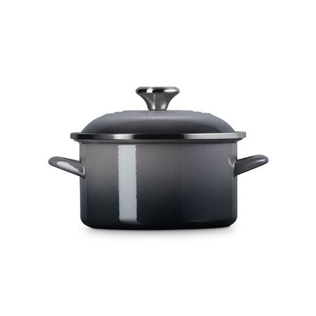 Le Creuset Enamel on Steel Traditional Petite 4 Qt. Stockpot | Oyster