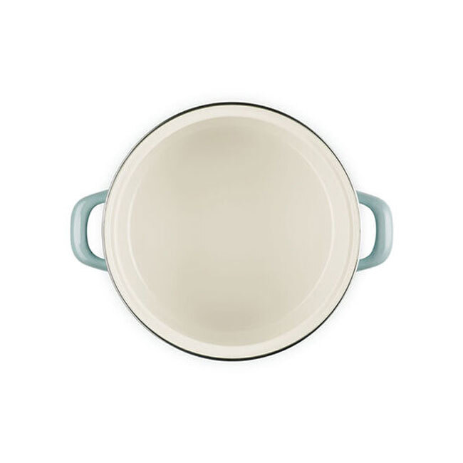 Le Creuset Enamel on Steel Traditional Petite 4 Qt. Stockpot | Sea Salt