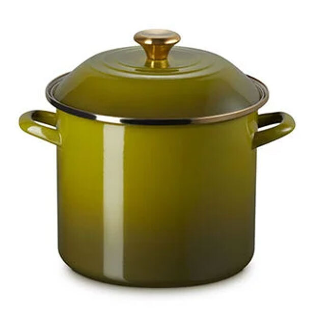Le Creuset Enamel on Steel 12 Qt. Stockpot | Olive