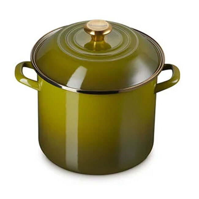 Le Creuset Enamel on Steel 12 Qt. Stockpot | Olive