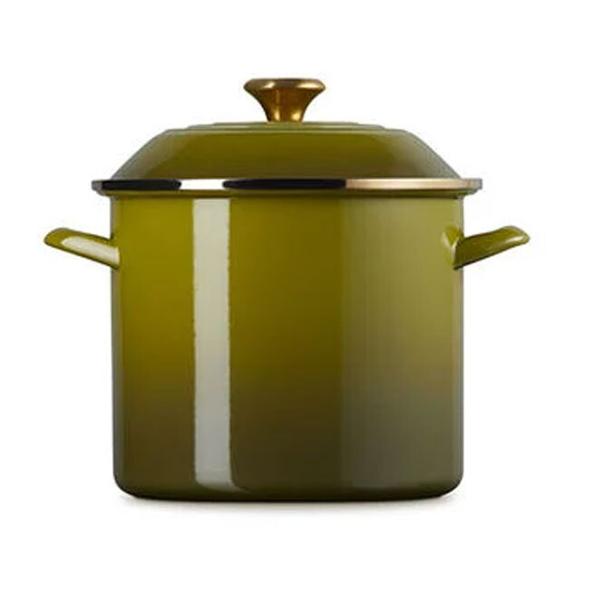 Le Creuset Enamel on Steel 12 Qt. Stockpot | Olive