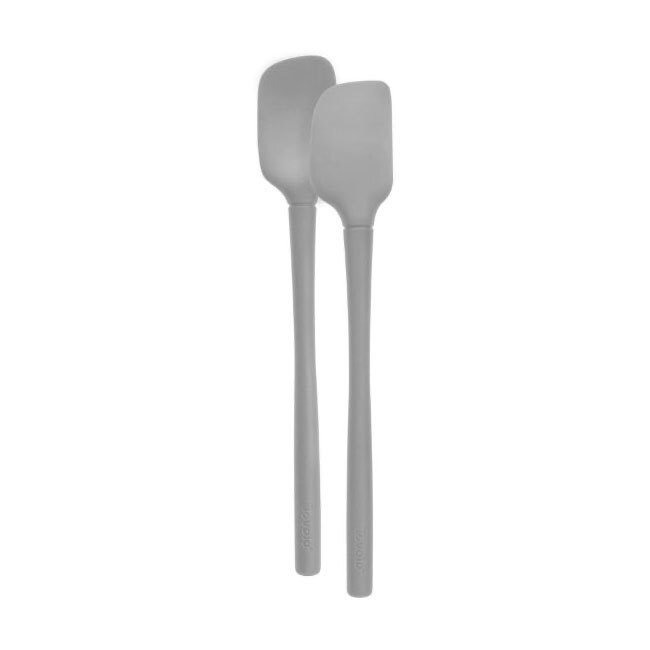 Product Tovolo Flex-Core® All Silicone Mini Spatula & Spoonula | Oyster Gray