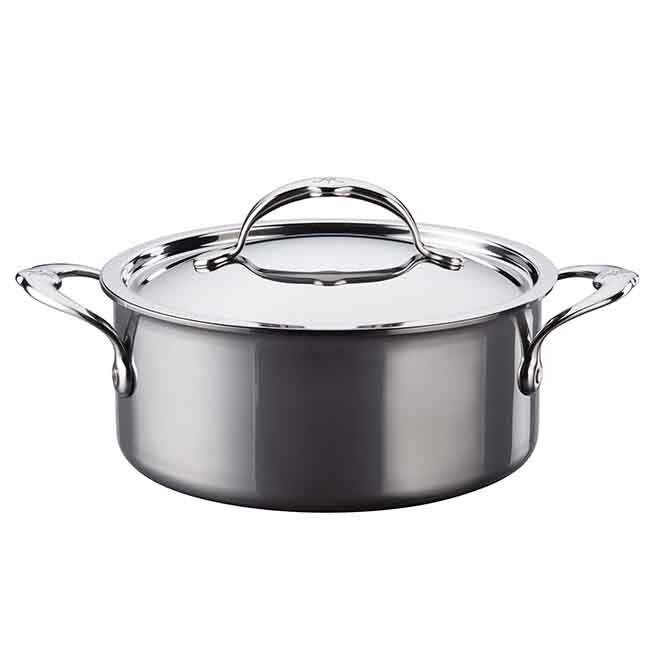 Hestan NanoBond Titanium 3 Qt. Stainless Steel Soup Pot with Lid