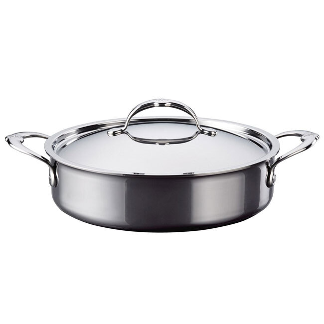 Hestan NanoBond® Titanium Stainless Steel Sautéuse with Lid, Stainless Steel, 3.5-Quart