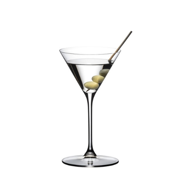 Riedel Grape@Riedel Martini/Cocktail Glass with drink