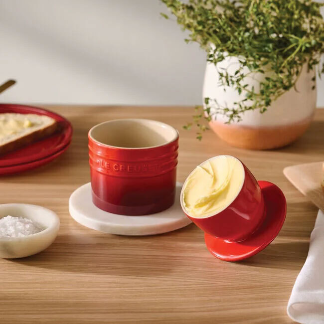 Le Creuset Butter Crock | Cerise