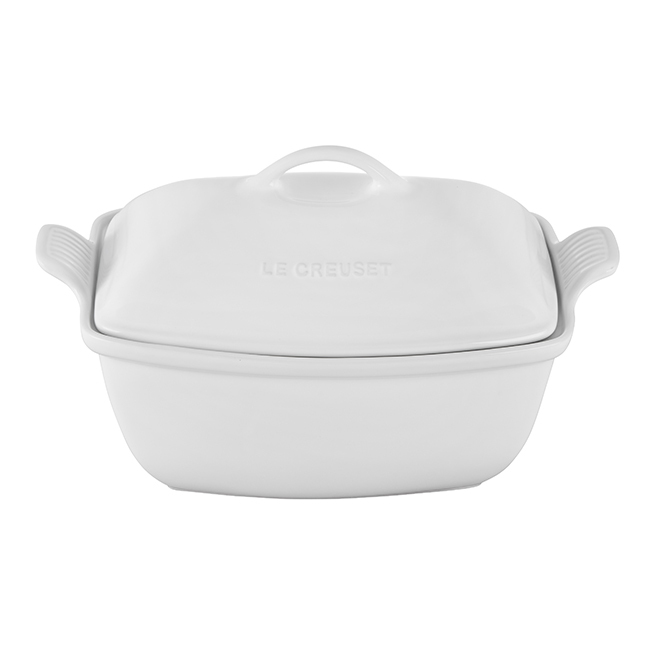 Product Le Creuset 4.5 Qt Deep Covered Baker w/Lid - White
