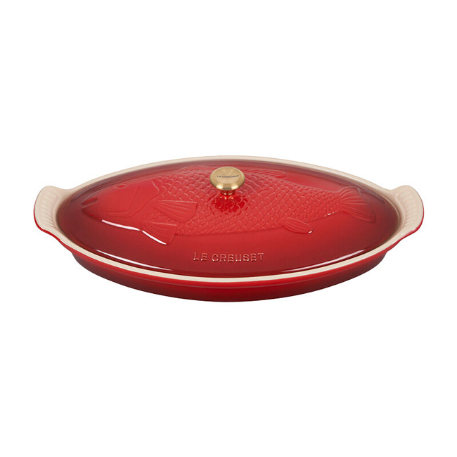 Le Creuset 1.7 Qt. Fish Baker | Cerise