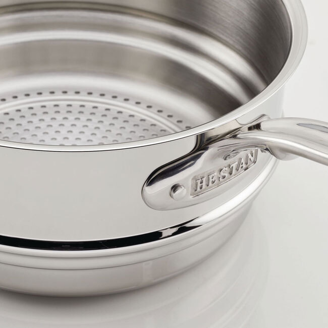 Hestan Provisions Stainless Steel Steamer Insert, 3-Quart