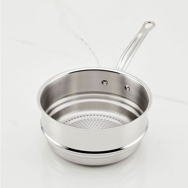 Hestan Provisions Stainless Steel Steamer Insert, 3-Quart