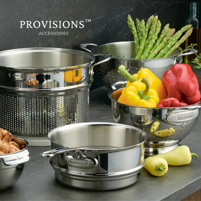 Hestan Provisions Stainless Steel Double Boiler Insert, 3-Quart
