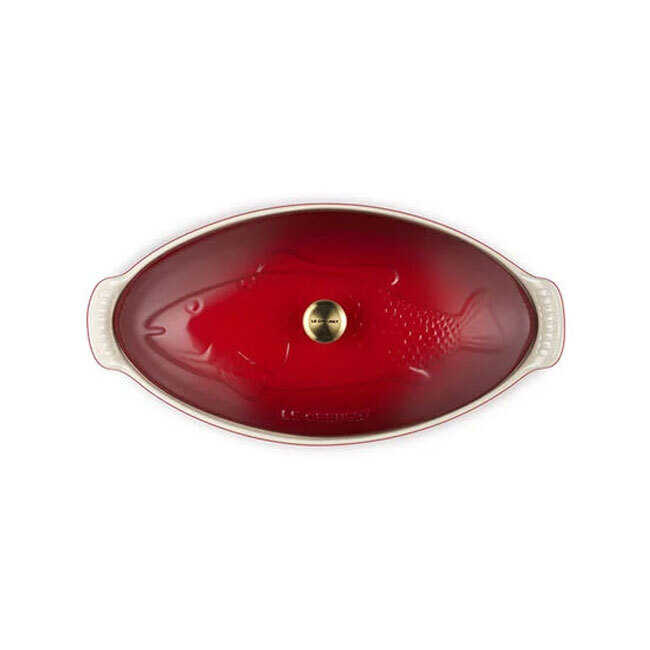 Le Creuset Heritage Fish Baker | Cerise - top