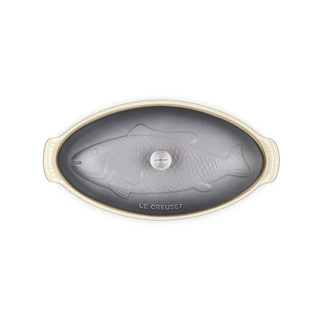 Le Creuset Heritage Fish Baker | Oyster - top