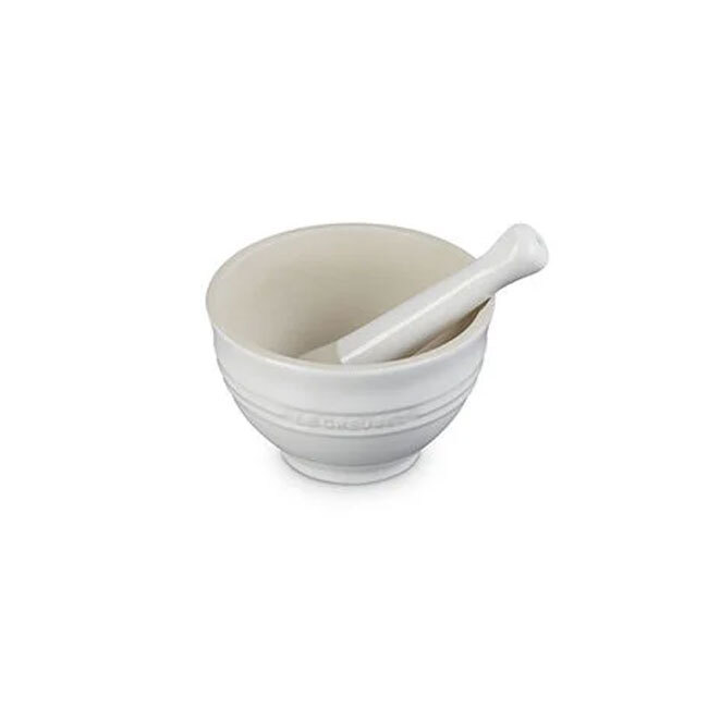 Le Creuset Mortar & Pestle | White