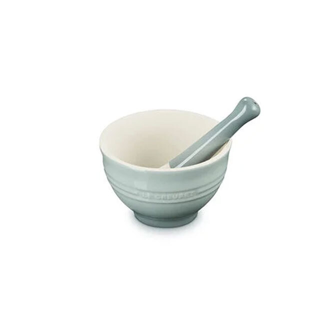 Le Creuset Mortar & Pestle | Sea Salt