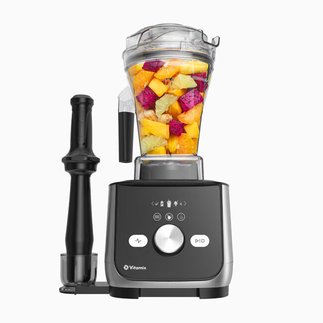 Vitamix Ascent® Series X5 | Brushed Stainless Steel with fruit