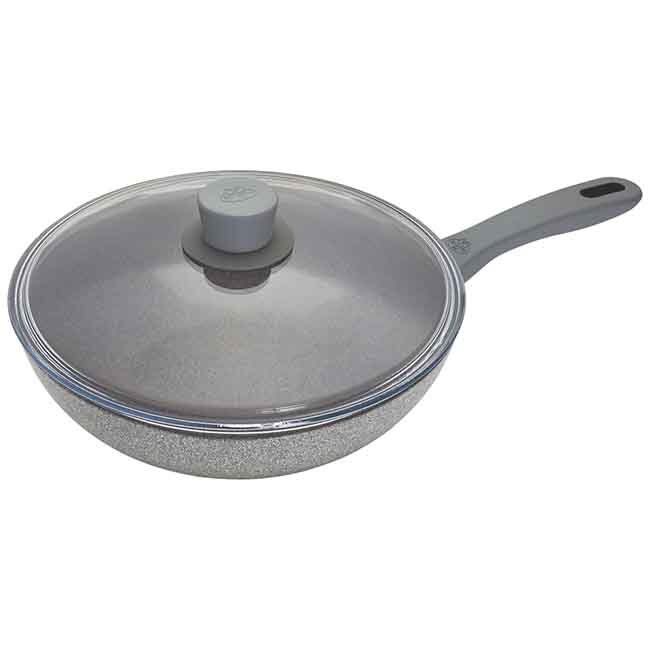 Ballarini Parma Plus 11-Inch Aluminum Nonstick Stir Fry Pan w/Lid