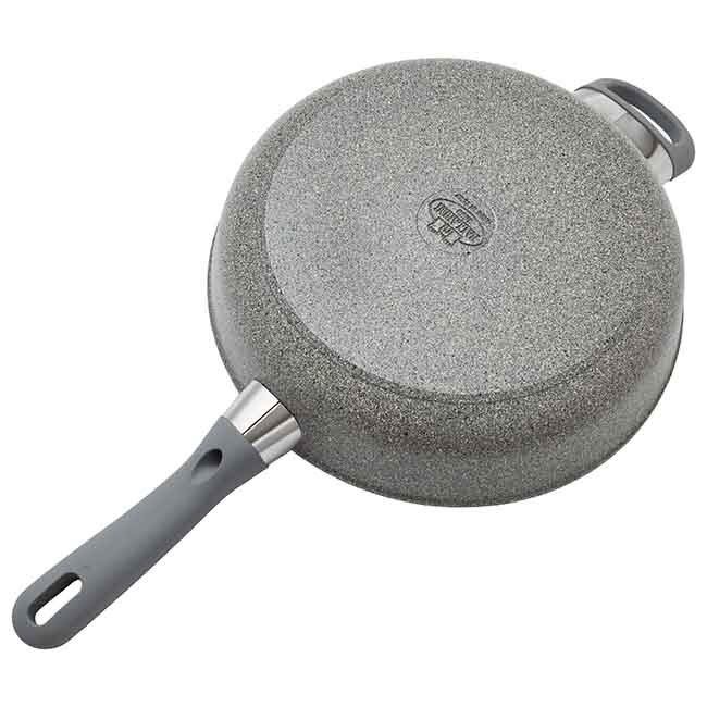 Ballarini Parma Plus 11-Inch Aluminum Nonstick Sauté Pan w/Lid and Helper Handle - Bottom