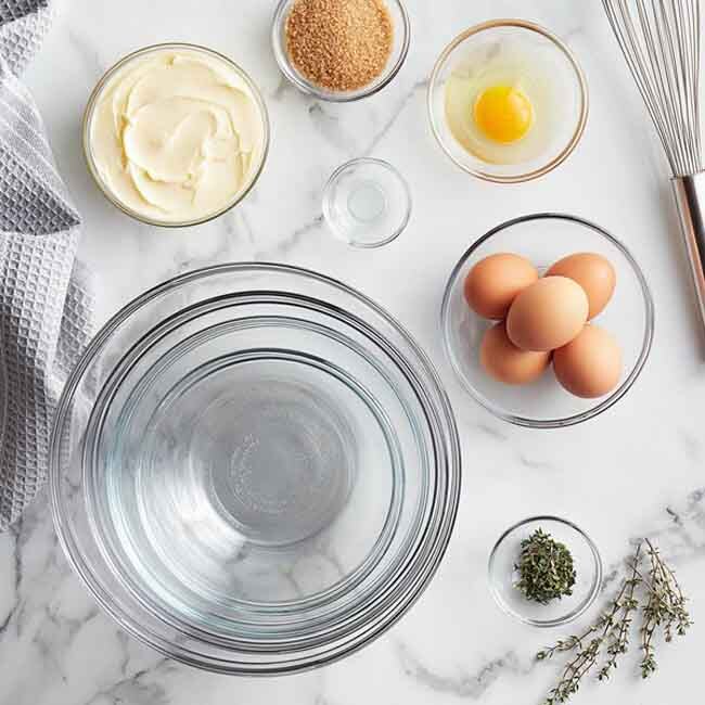 Nesting Mixing Bowl Set in use