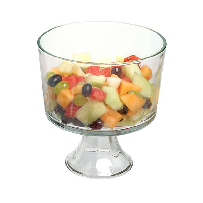 Fox Run Large Glass Trifle/Fruit Bowl