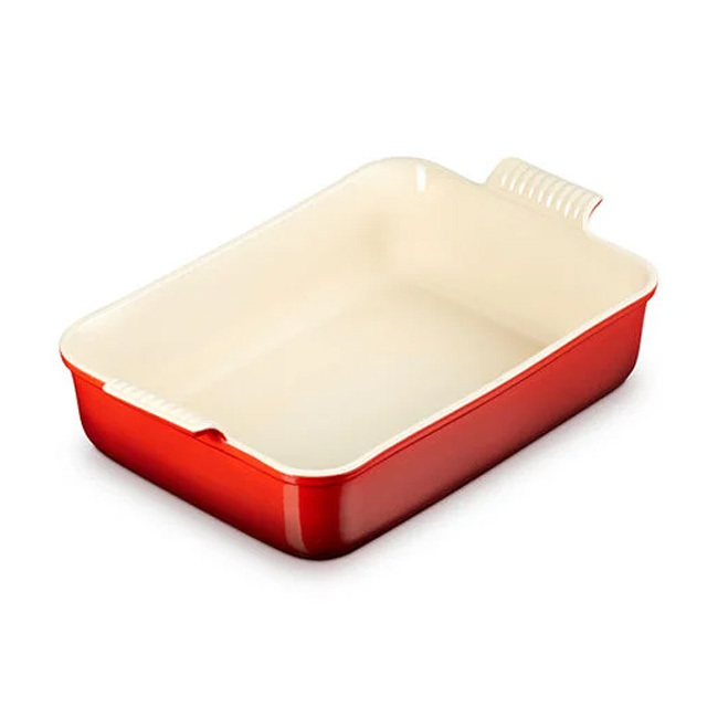 Le Creuset Heritage Deep Rectangular Lasagna Dish | Cerise