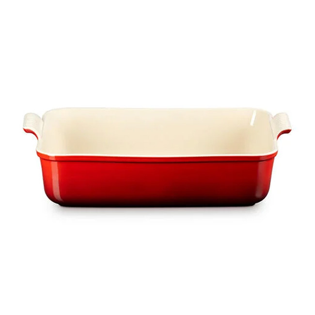 Le Creuset Heritage Deep Rectangular Lasagna Dish | Cerise