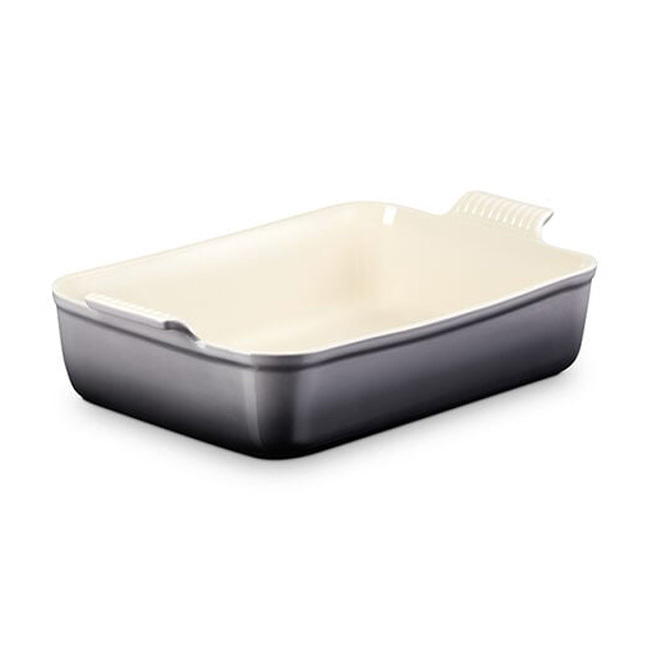 Le Creuset Heritage Deep Rectangular Lasagna Dish | Oyster