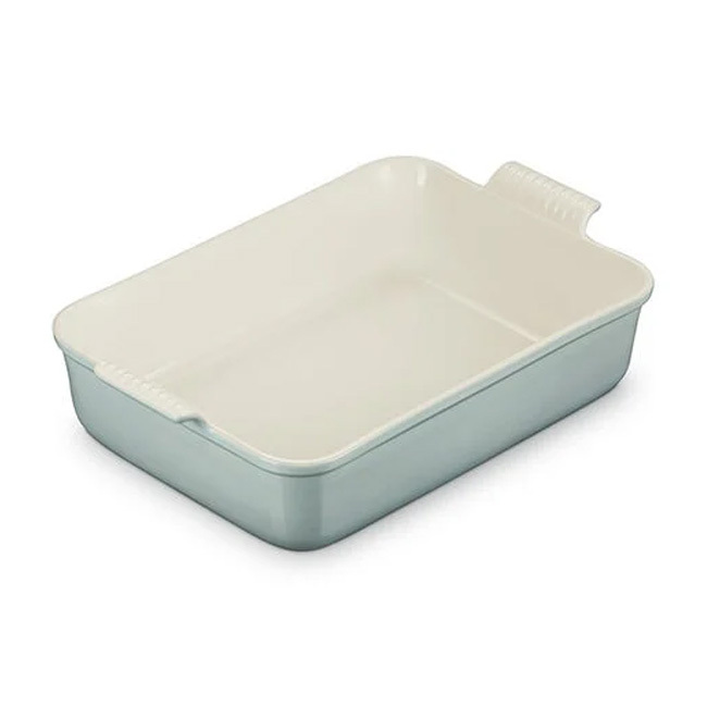 Le Creuset Heritage Deep Rectangular Lasagna Dish | Sea Salt