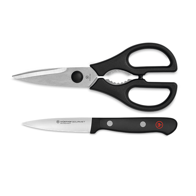 Product Wüsthof Gourmet 2-Piece Paring Knife and Shears Utility Set