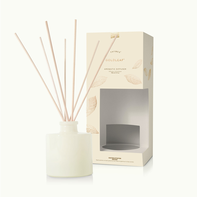 THYMES Goldleaf Petite Reed Diffuser