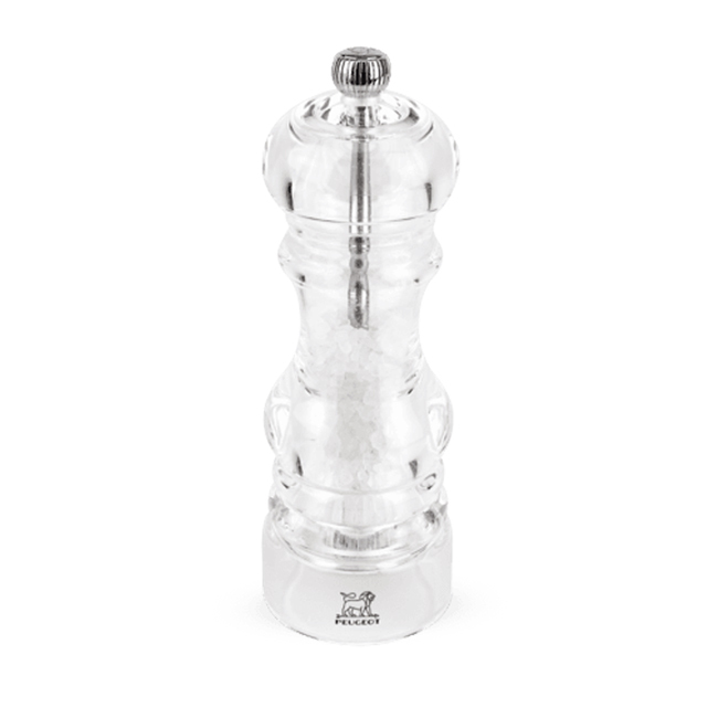 Product Peugeot Nancy 7” Clear Acrylic Salt Mill