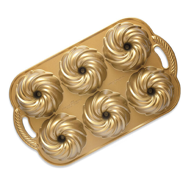 Product Nordic Ware Gold Swirl Bundtlette® Pan