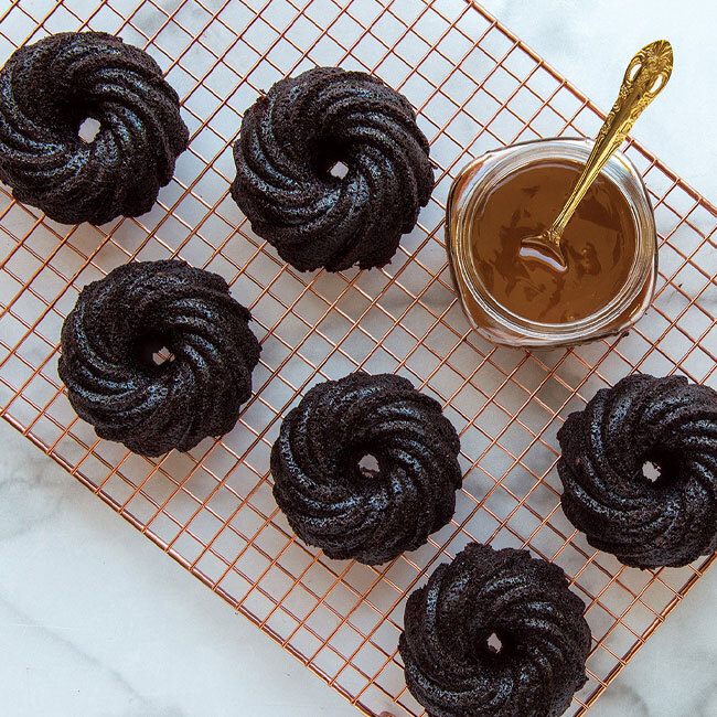 Nordic Ware Gold Swirl Bundtlette® Pan - cakes